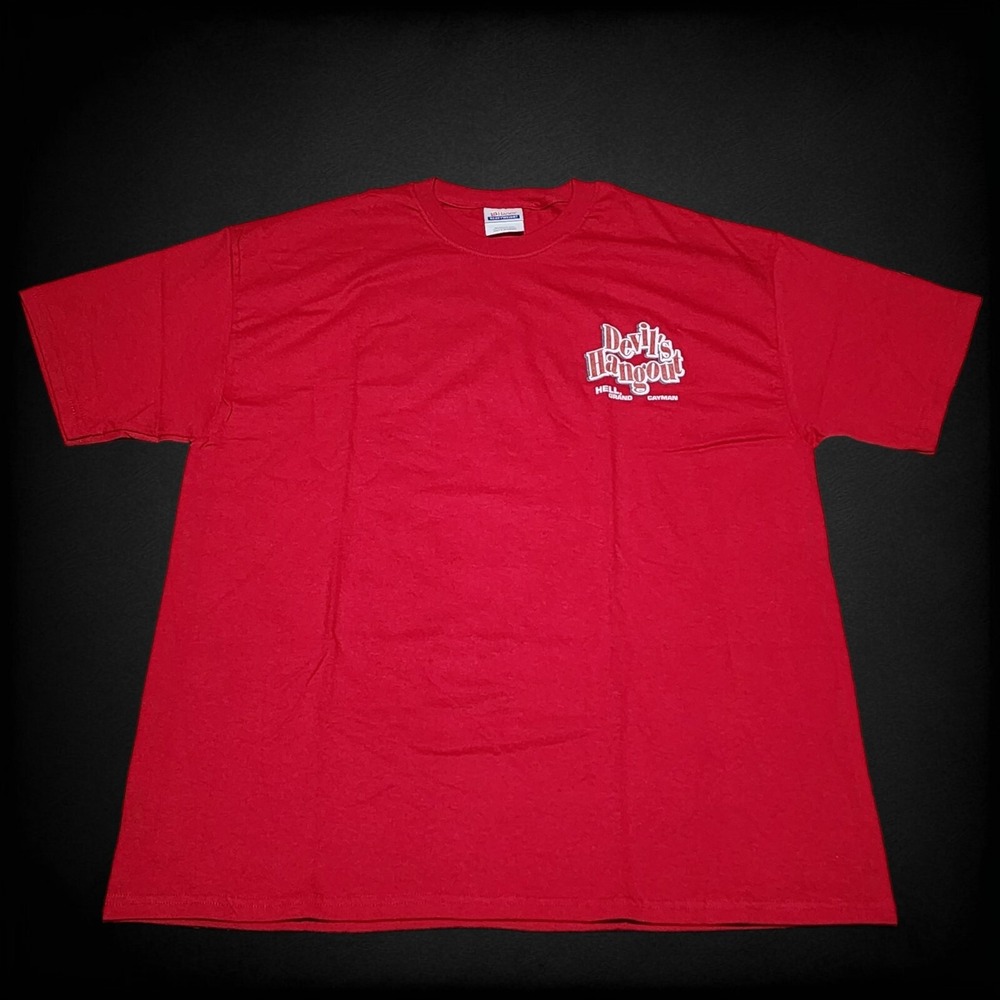 Devil's Hangout, Grand Cayman, BWI I've Been to Hell & Back Red Shirt Size XL